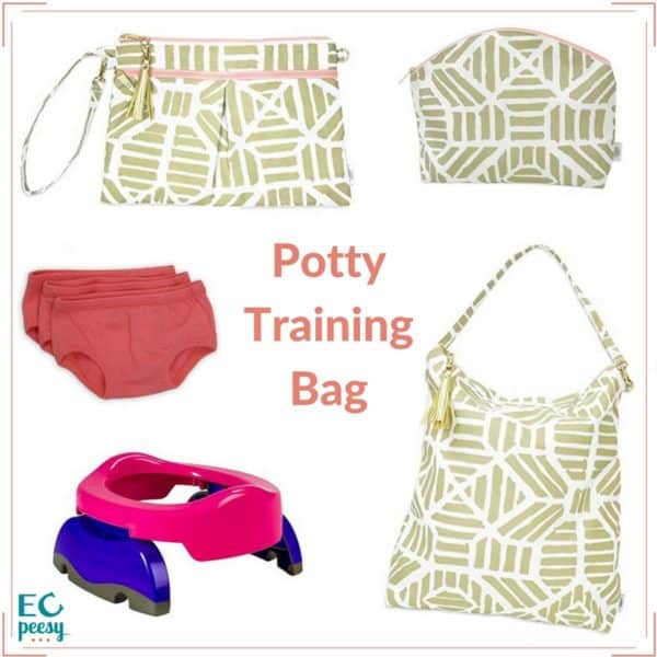 Packing Potty Training Bag with Travel Potty