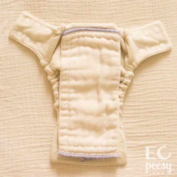 Babee Greens Newborn Wool Diaper Cover with Preemie Prefold