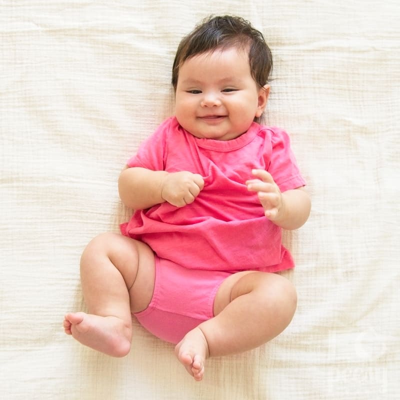 Wearing Komfi Baby Training Underwear 12M