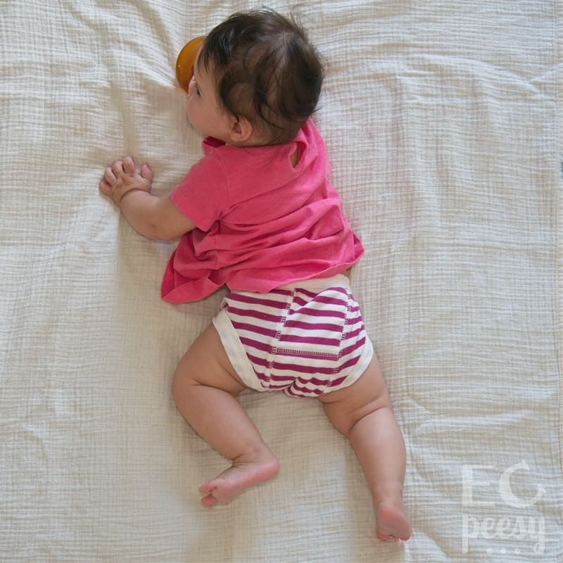 Under The Nile Organic Cotton Training Pant  Girl Stirpe  Baby Joy Canada